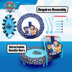 PAW Patrol Indoor Mini Trampoline with Handle for Toddlers, Features Everest, Chase, Marshall, Skye and Rubble, Multi