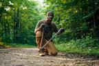 Scentblocker Snake Gaiters - Snake Bite Protection For Hunting, Hiking, Camping, Work For Men And Women (Buckskin, Long)