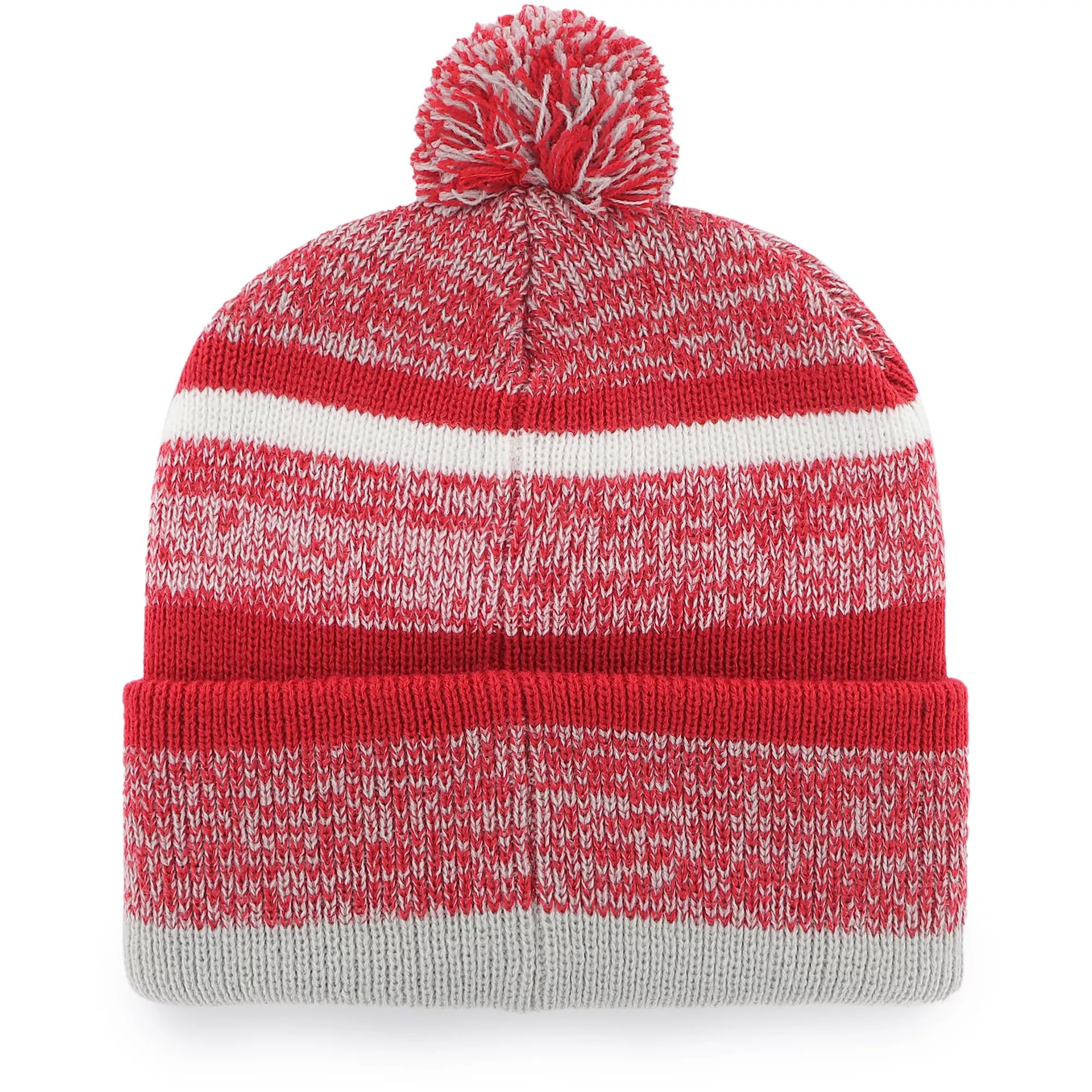 47 Kansas City Chiefs Super Bowl Lviii Champions Northward Beanie Hat With Pom - Nfl Kc Cuffed Winter Knit Cap Red