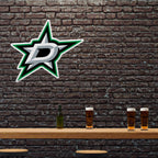 Rico Industries Nhl Dallas Stars Primary Shape Cut Pennant - Home And Living Room D  Cor - Soft Felt Ez To Hang