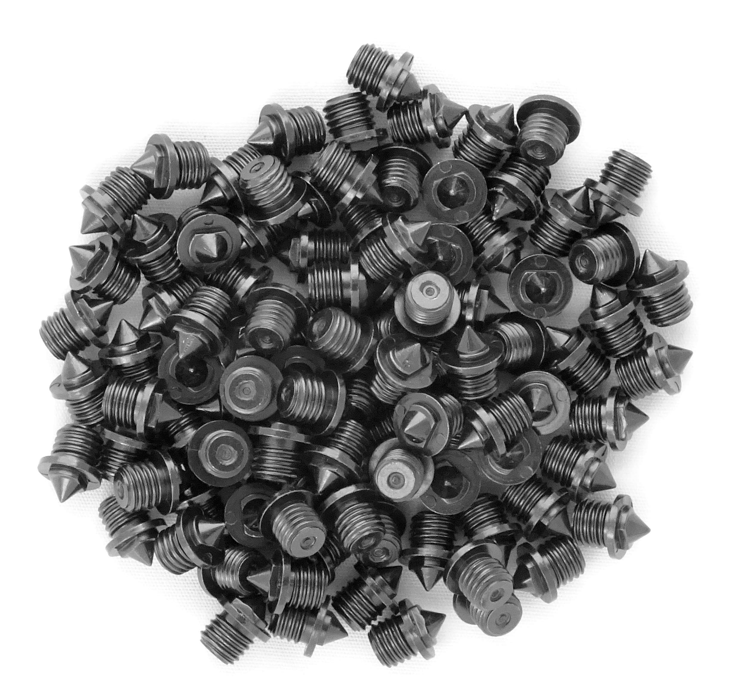 ecoSpikes Stainless Steel Track and Cross Country Spikes (1/8 Black, 100x)