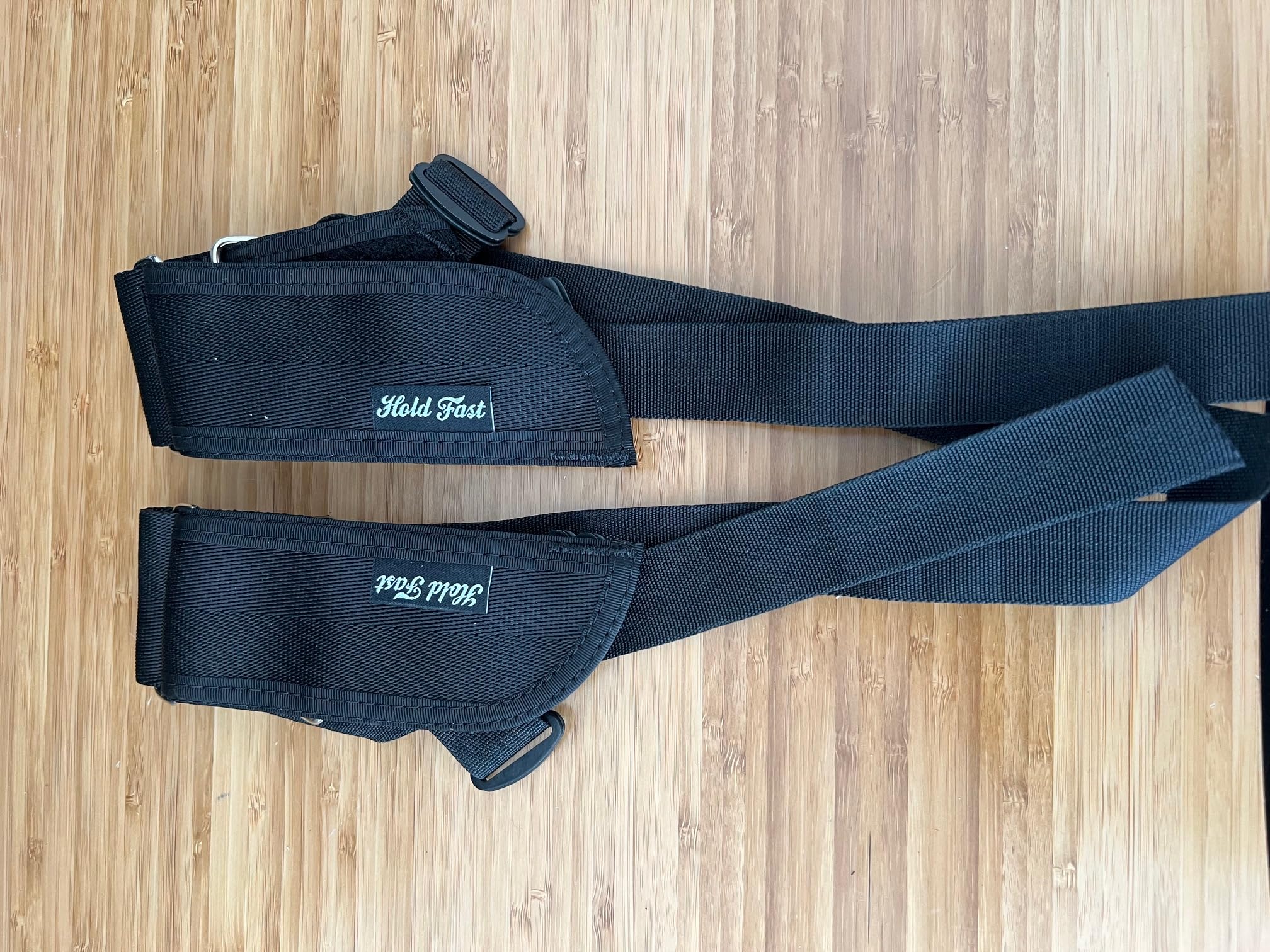 Hold Fast FRS Bicycle Pedal Foot Retention Straps, Black