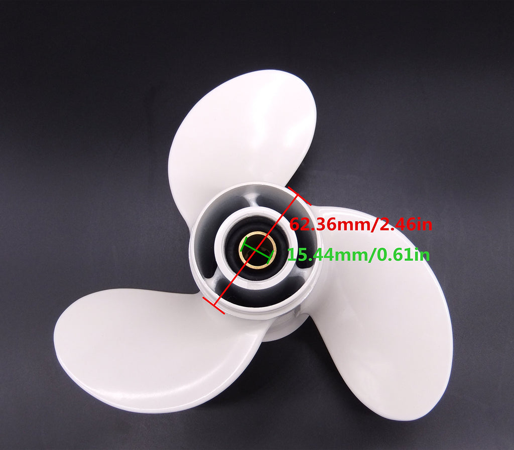 Southmarine Boat Engine Propeller 9 1/4X9-J For Yamaha 9.9Hp 15Hp Outboard Motors 9.25X9 683-45945-00-El