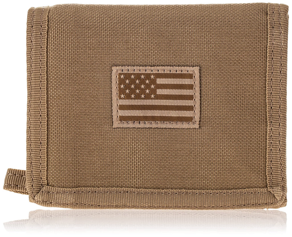Rapdom Tactical Tactical Wallet, Khaki, 4.75'' X 3.5'' X .75''