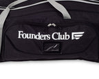 Founders Club Golf Travel Cover Luggage For Golf Clubs With Abs Hard Shell Top Travel Bag (Black)