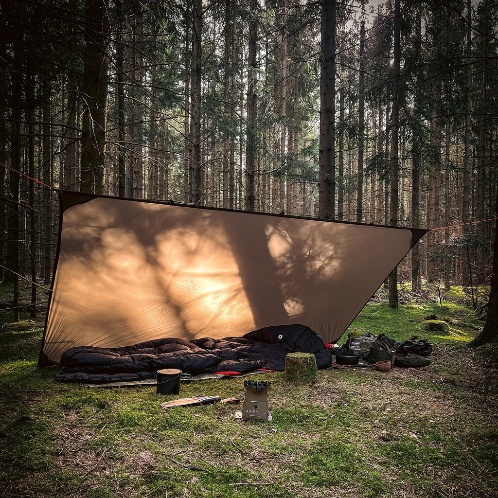 Onewind Tent Footprint, 4000Mm Waterproof Rate Pu Coating, 98 '' *55 '' Ultralight Camping Tarp Tent Floor Ground Sheet With Car