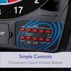 Viper By Gld Products 777 Electronic Dartboard Sport Size Over 40 Games Auto-Scoring Lcd Cricket Display Impact-Tough Target For