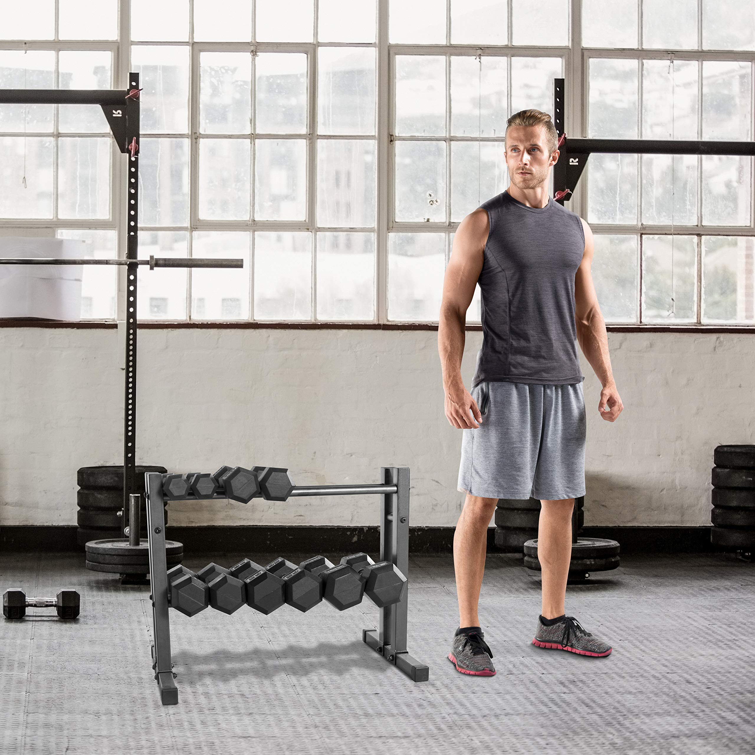 Cap Barbell 24'' Utility Rack For Dumbbells, Medicine Balls And Kettlebells
