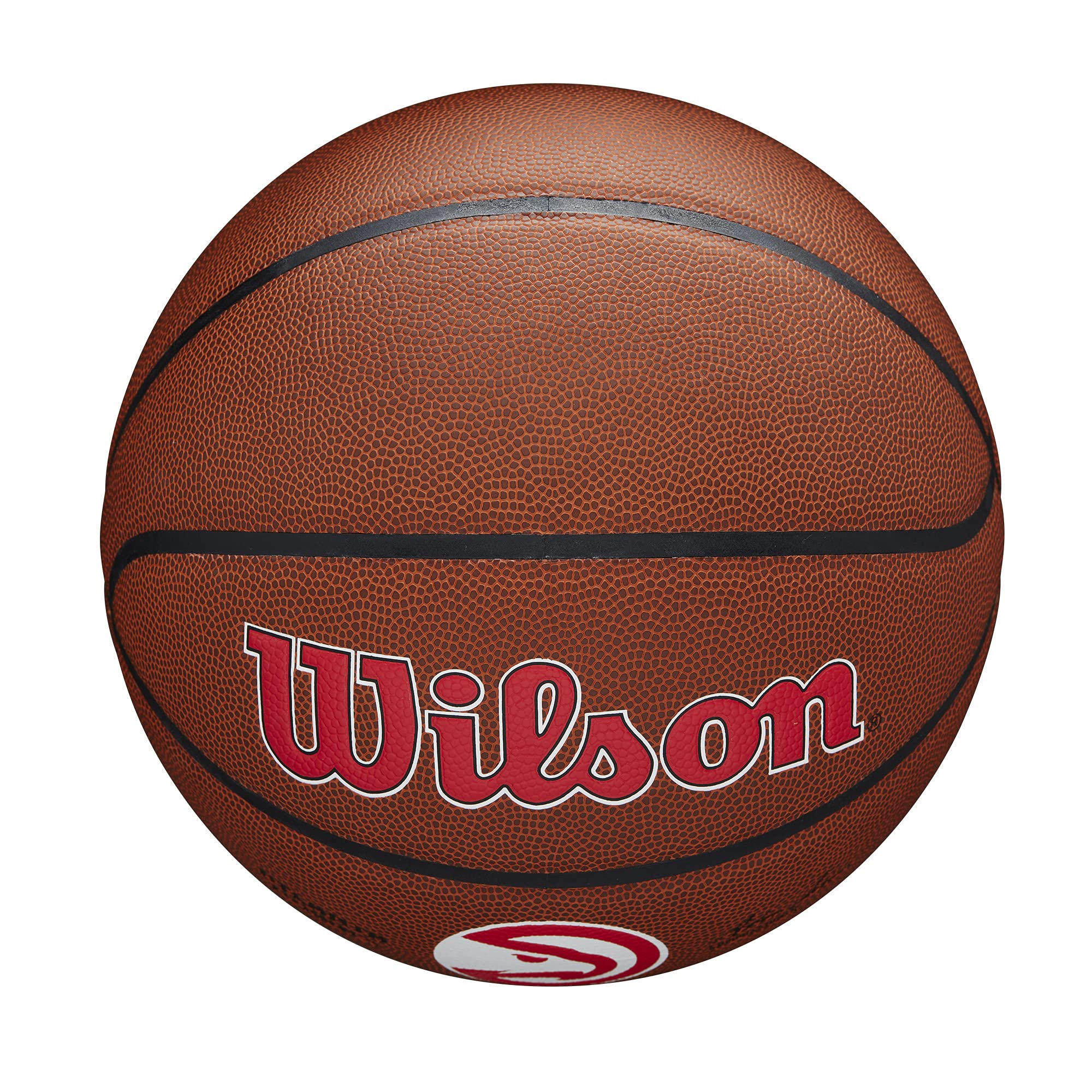 Wilson Nba Atlanta Hawks Purefeel Cover Basketball - Size 7, 29.5''