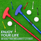 Thiodoon Golf Putters For Men And Women 2 Pack Two-Way Kids Mini Golf Putter For Right Or Left Handed Golfers Adjustable Length