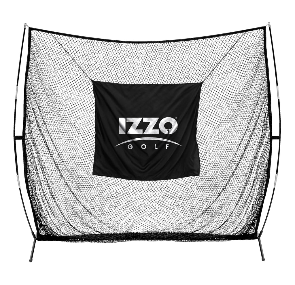 Izzo Golf The Beast Titan 12Ft X 10Ft Golf Hitting Net - Oversized Home Range Golf Hitting Net For Your Backyard,Black