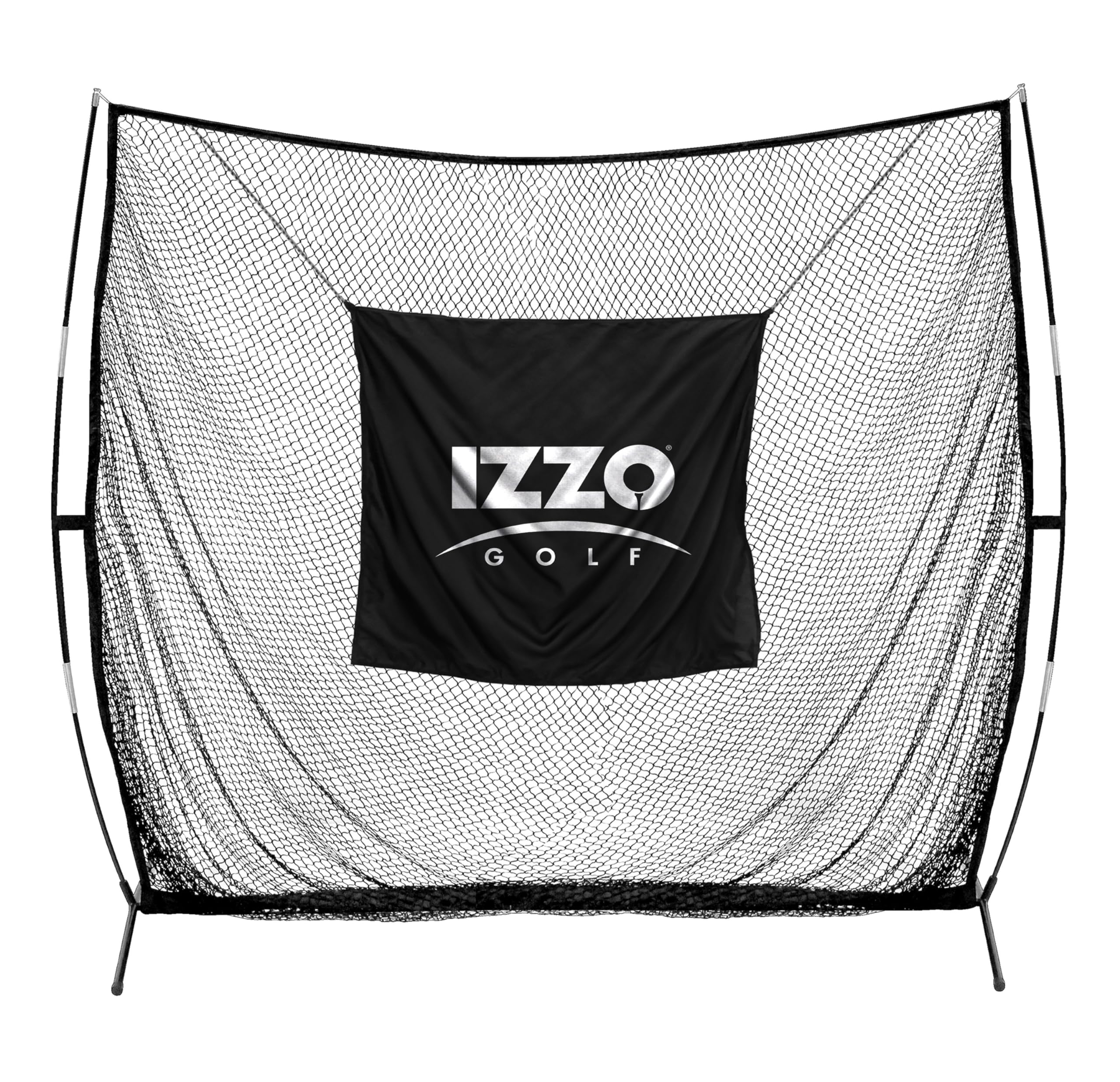 Izzo Golf The Beast Titan 12Ft X 10Ft Golf Hitting Net - Oversized Home Range Golf Hitting Net For Your Backyard,Black