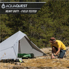 Aquaquest Defender Tarp - Heavy-Duty Waterproof (20,000 Mm) Seam-Taped Rain Fly For Camping, Bushcraft & Survival - 13  10 Steal