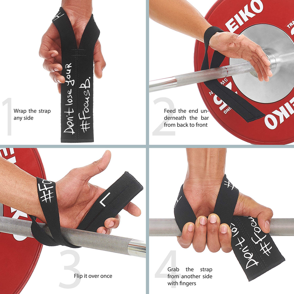 Warm Body Cold Mind V1 Lifting Wrist Straps For Olympic Weightlifting - Rated At 660 Lb - Hand Wraps For Powerlifting, Weight Li