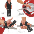 Warm Body Cold Mind V1 Lifting Wrist Straps For Olympic Weightlifting - Rated At 660 Lb - Hand Wraps For Powerlifting, Weight Li