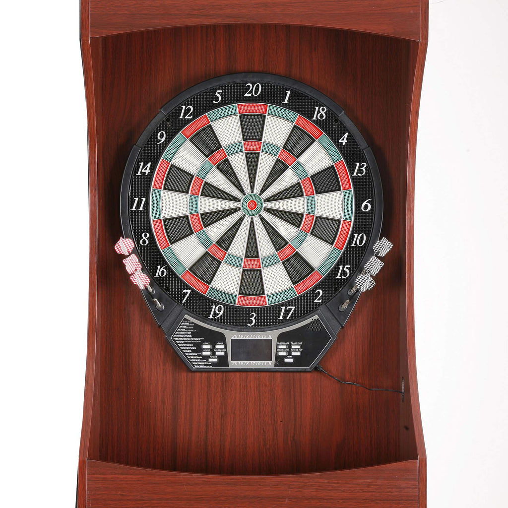 Ng1040 Outlaw Free Standing Dart Cabinet Set With Electronic Scoring System