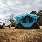 Gazelle Tents T3X Hub Tent Overland Edition, Easy 90 Second Set-Up, Waterproof, UV Resistant, Removable Floor, Footprint, 3-Pers