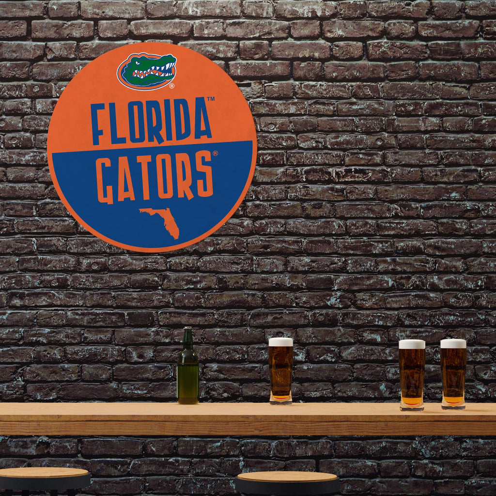 Rico Industries Ncaa Florida Gators Classic Shape Cut Pennant - Home And Living Room D  Cor - Soft Felt Ez To Hang