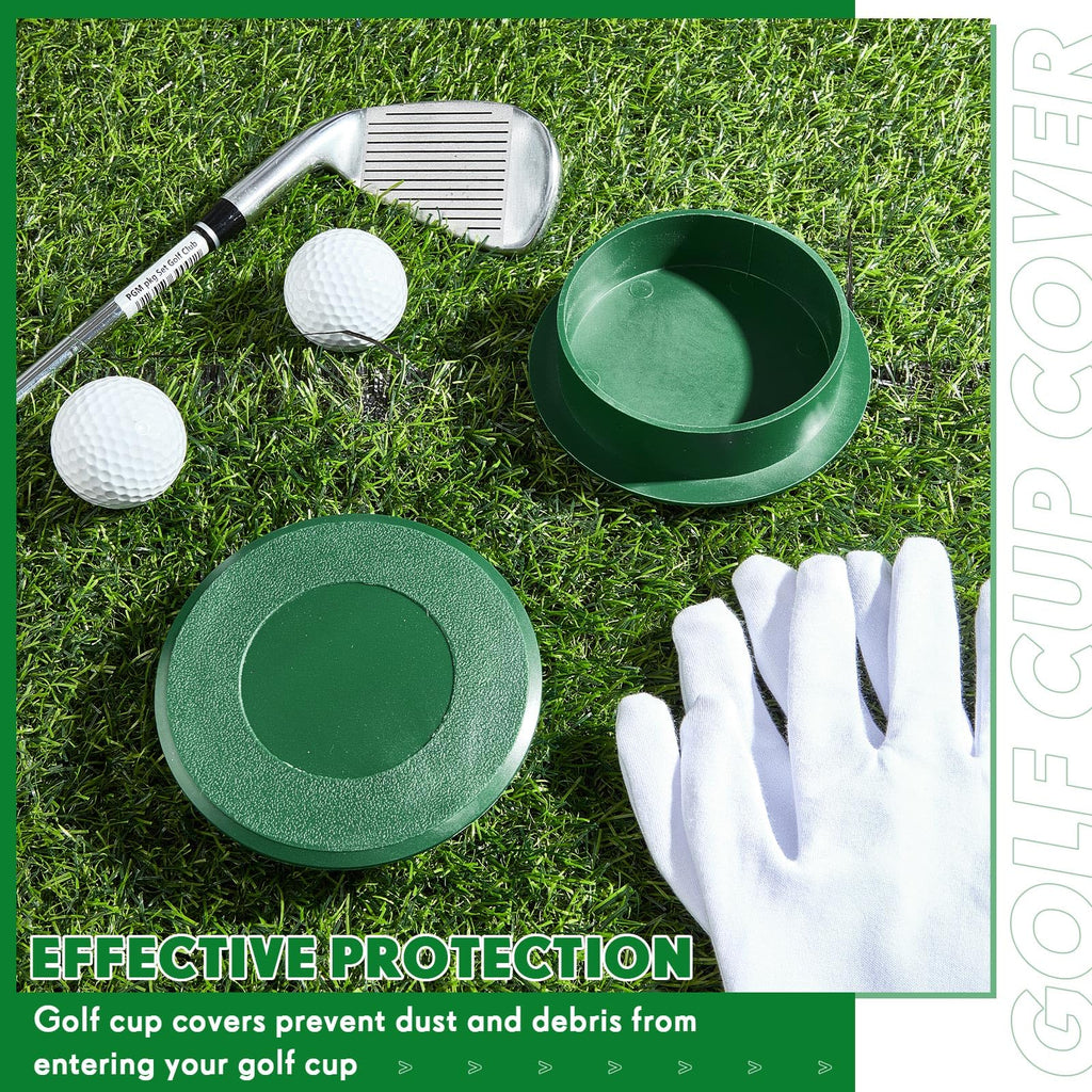 Glimin Golf Cup Cover Golf Hole Putting Green Cup Golf Practice Training Aids Hole Covers For Yard Garden Backyard Game Ball Out