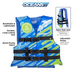 Oceans7  Us Coast Guard-Approved, Type Iii -  Youth Life Jacket  - Personal Flotation Device With With Comfortable Flex-Form-Fit