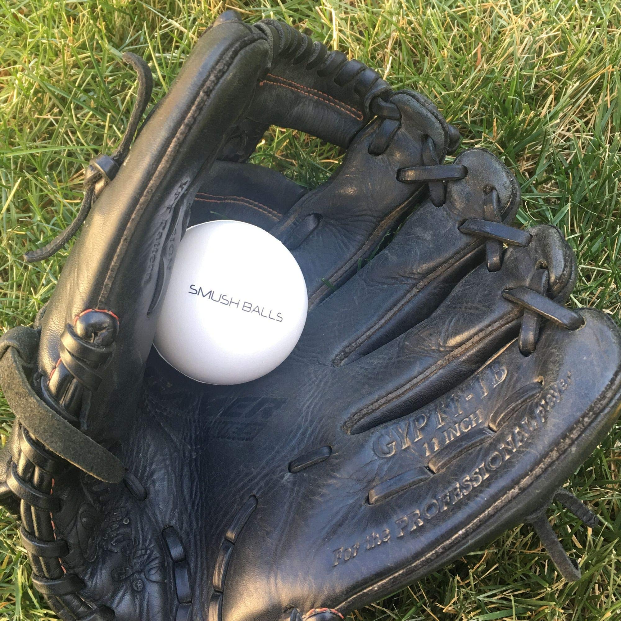 Smushballs - The Ultimate Anywhere Baseball Softball Batting Practice Training Ball - White (36)