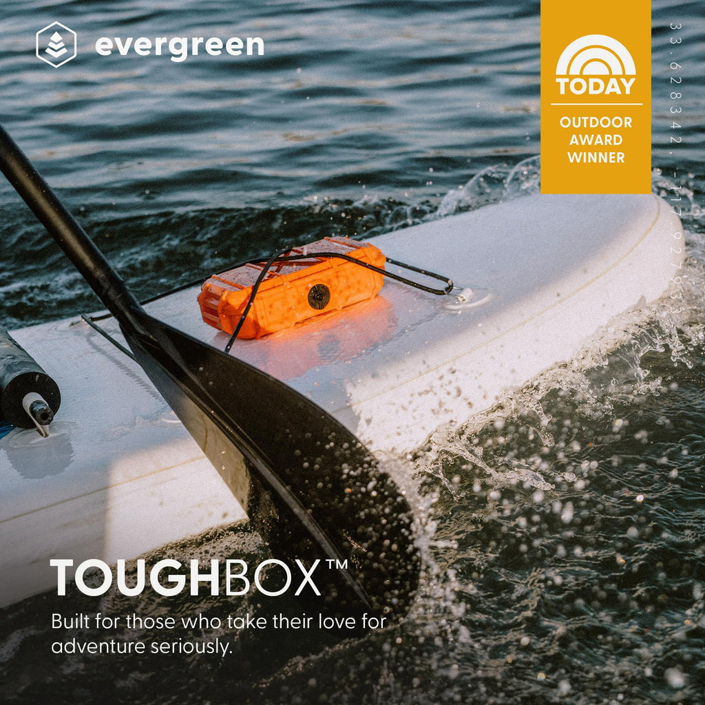 Evergreen 56 Toughbox - Edc Dry Box Protective Case Usa Made For Organization Of Cameras, Phones, Camping, Fishing, Hiking, Wate