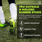Vizari Stealth Firm Ground Soccer Shoes – Black/Green
