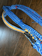 Bull Rope Blue Poly Pro 9X7 Rh 7/8'' X 1'' Soft - Ept Bull Ropes Riding Rope 16'