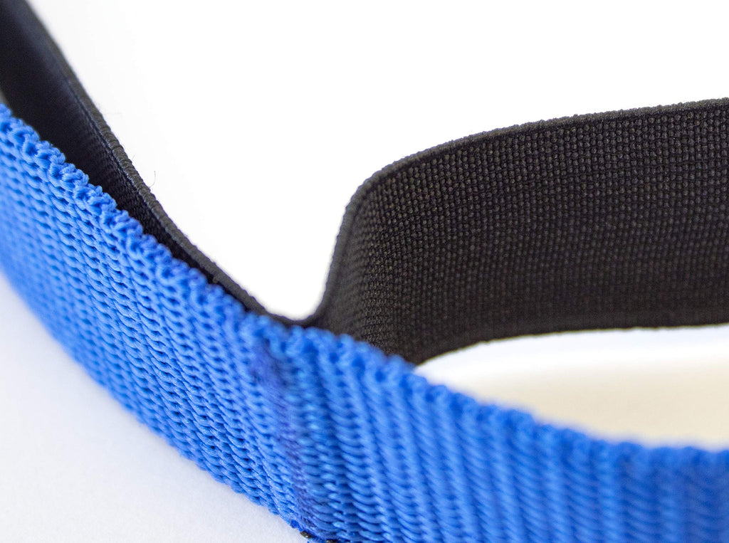 Rangemaster Stretch Strap, Multi-Loop Strap With Exercise Guide For Physical Therapy, Yoga, Flexibility (Blue)