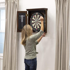 American Legend Traditional Dartboard Cabinet, Brown