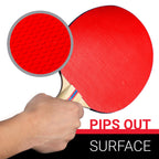 Franklin Sports Ping Pong Paddle Set With Balls - 2 Player Table Tennis Paddle Kit With (2) Paddles + (3) Balls Included - Red +