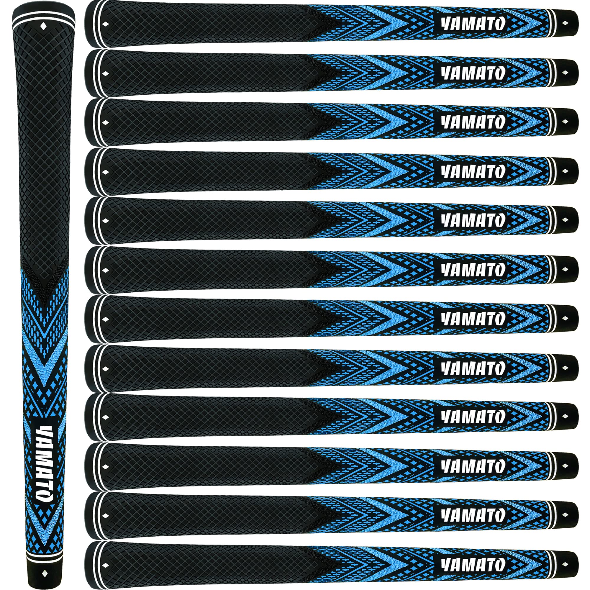 Yamato Innovative Golf Grips 13 Pack Midsize/Standardsize Golf Club Grips, All-Weather Firm Control And High Performance Grips P