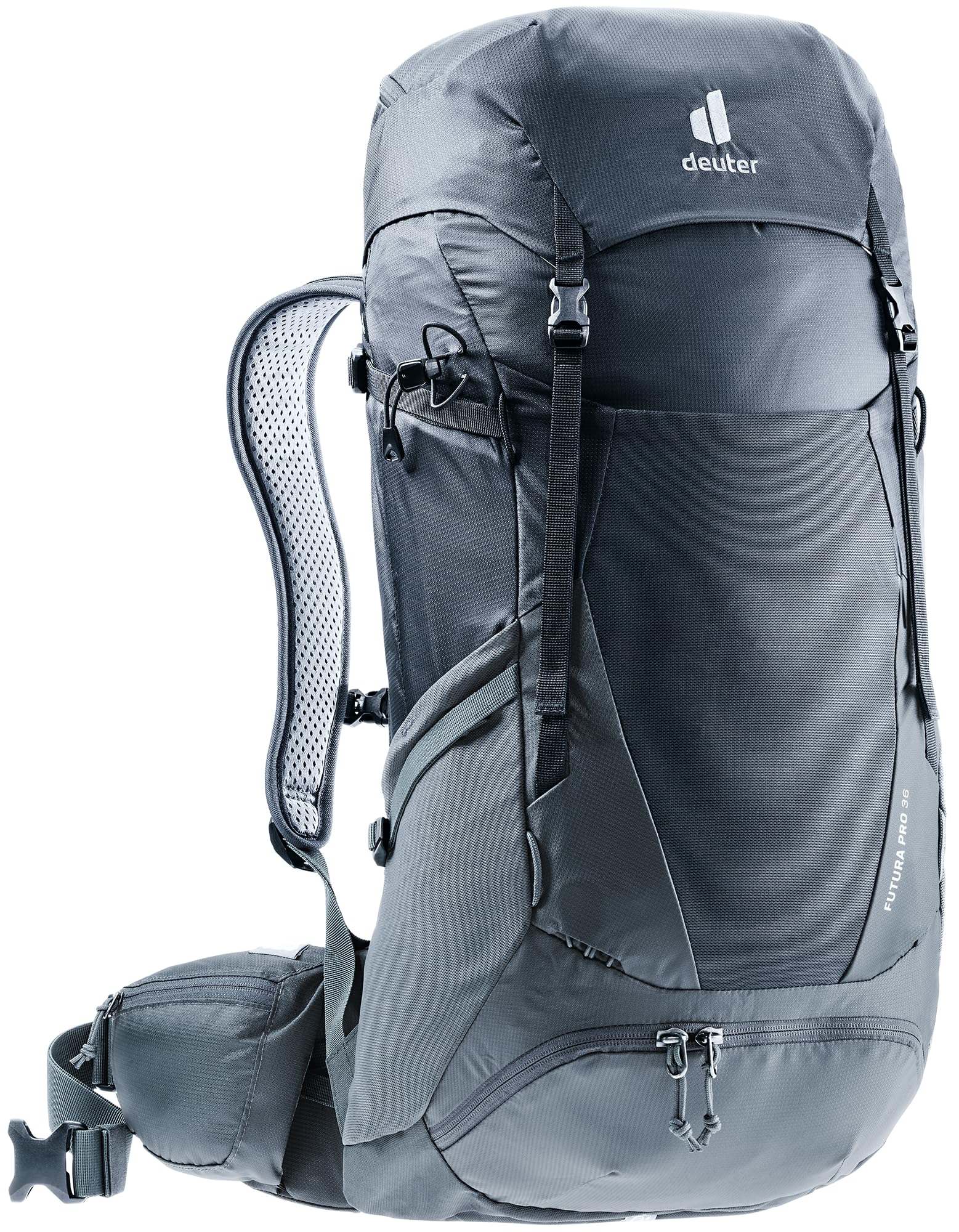 Deuter Unisexa- Adults Futura Pro 36 Hiking Backpack, Black (Black Graphite), 36 L