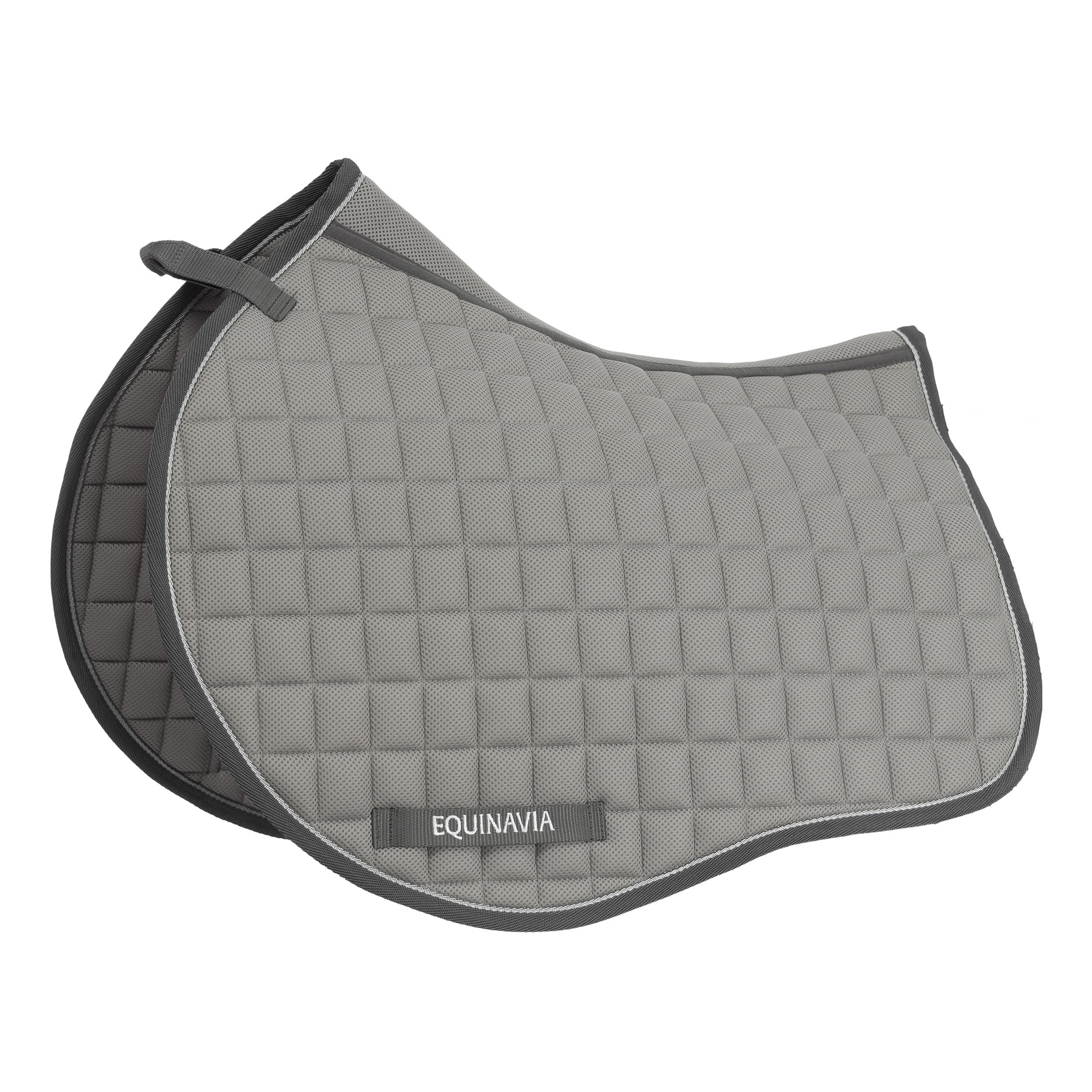 Equinavia Svalbard NordicAir Tech All Purpose Saddle Pad | Breathable Micromesh | Contoured Shape - Light Grey - Horse