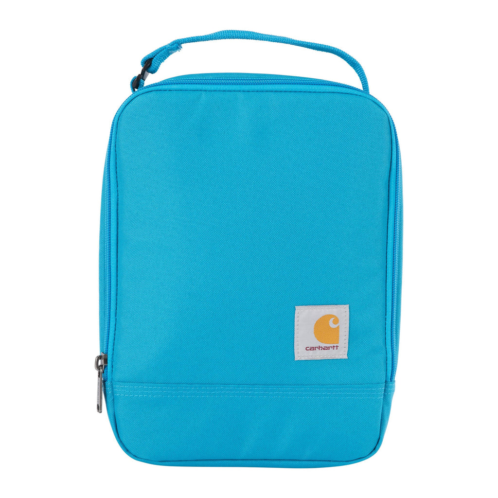 Carhartt Insulated Lunch Cooler For Men And Women, Fully Insulated Lunch Pale For Work, Outdoor, And Everyday Use, Atomic Blue