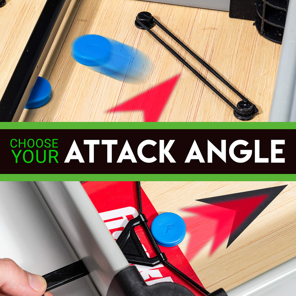 Franklin Sports Sling Puck + Shuffleboard Tabletop Game - 2-In-1 Fast Action Puck Shooting Game Set For Kids + Adults - Family G
