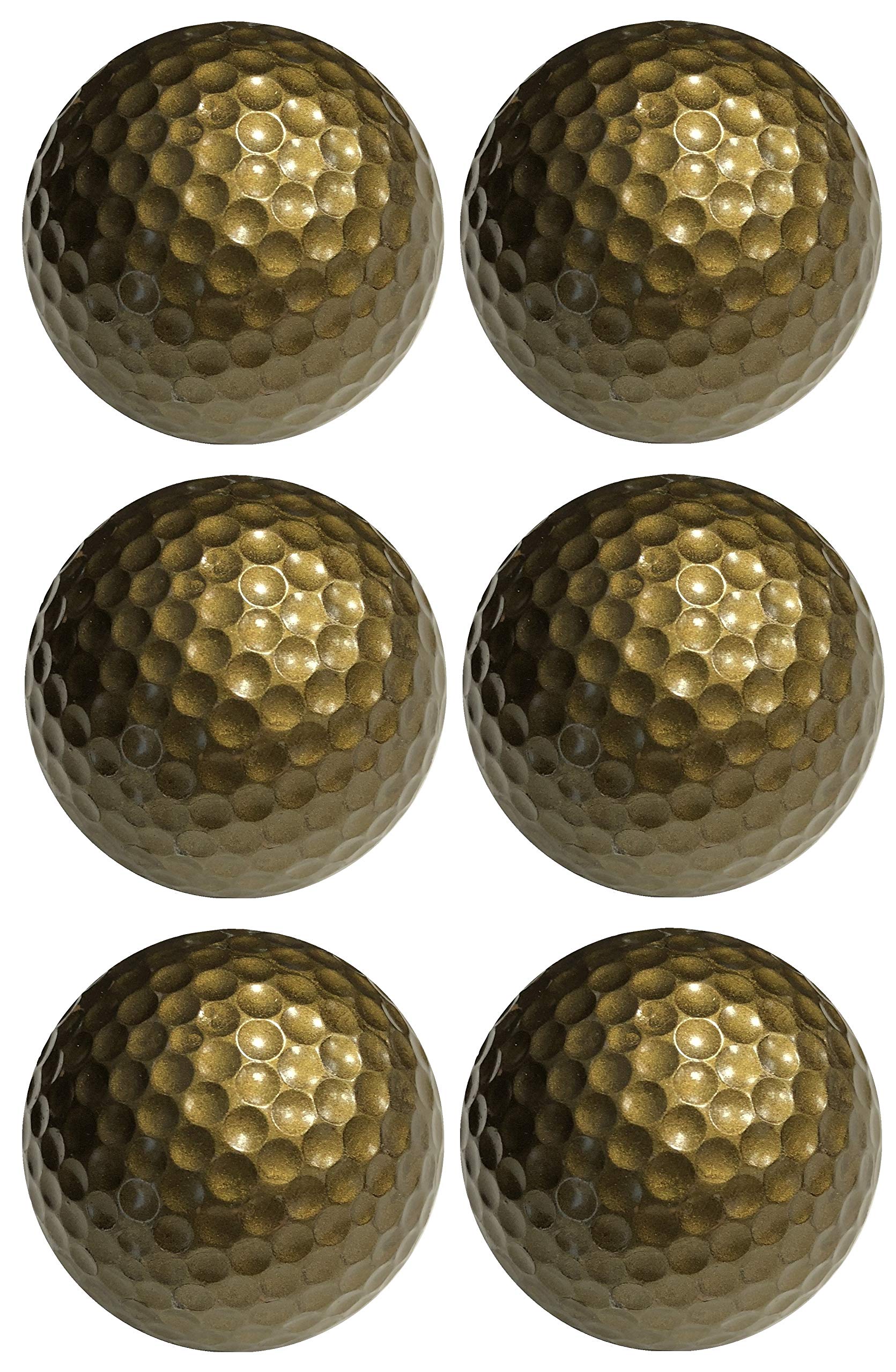 Infusion Miniature Golf Balls, Gold Mini Golf Balls