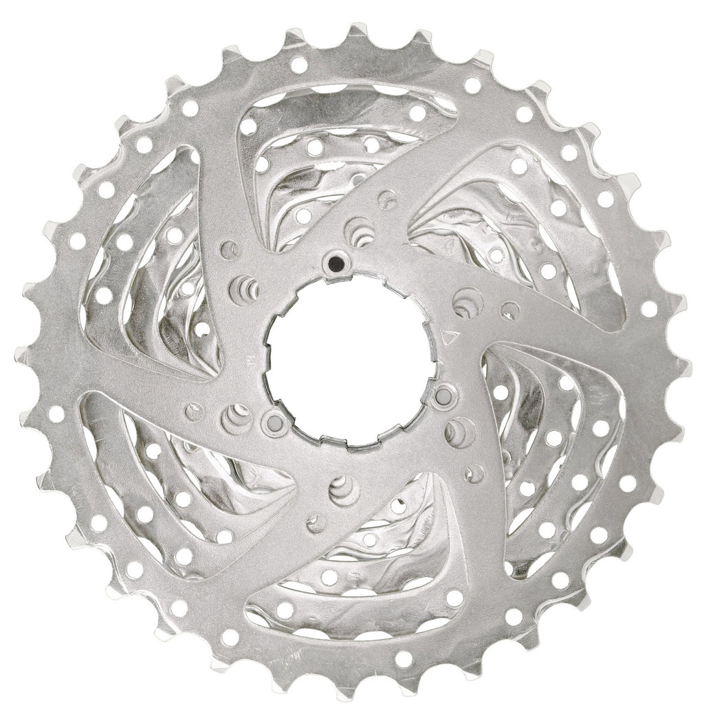 Sunrace Csm66 8-Speed Nickel Plated Cassette, 11-32T