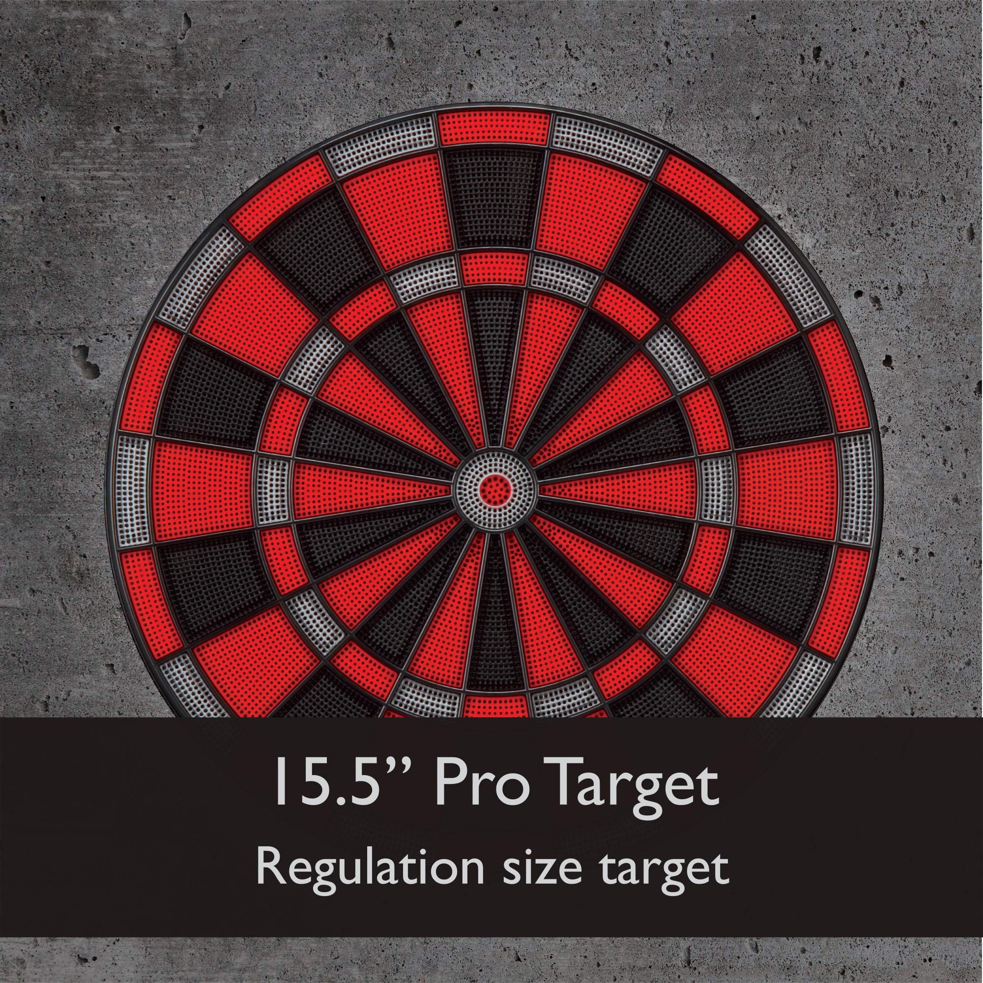 Viper 797 Electronic Dartboard, Quick Access To 301 And Countup From Button Interface, Extended Catch Ring, 11 Square Inch Score