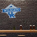 Rico Industries Ncaa Kentucky Wildcats Diamond Shape Cut Pennant - Home And Living Room D  Cor - Soft Felt Ez To Hang 20.5 X 18