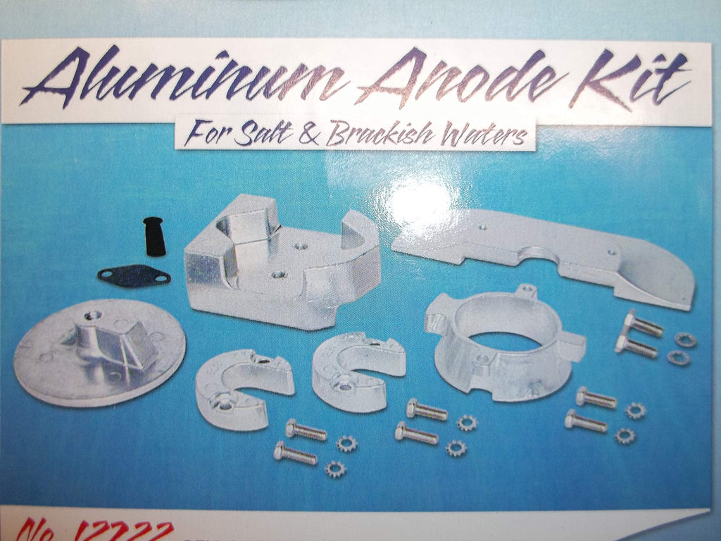 Aluminum Anode Kit Mercruiser Alpha 1 Gen 2 Zinc Salt Water Outdrive One Ii
