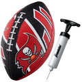 Franklin Sports Nfl Tampa Bay Buccaneers Football - Youth Football - Mini 8.5'' Rubber Ball - Perfect For Kids - Team Logos And