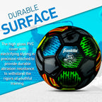 Franklin Sports Mystic - Official Size 5 - Soft Cover - Official Size And Weight Soccer Ball - Air Pump Included