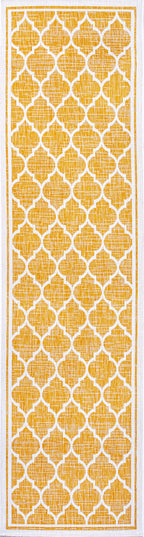 Jonathan Y Smb109F-3 Trebol Moroccan Trellis Textured Weave Indoor Outdoor Area Rug, Bohemian Coastal Contemporary Easy Cleaning