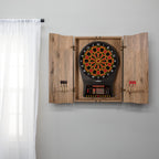 Dmi Sports Tan Cricketpro Dartboard Cabinet  Designed For Arachnid 15.5Cricketpro 900, 800, 750, 650 Electronic Dartboards  Does