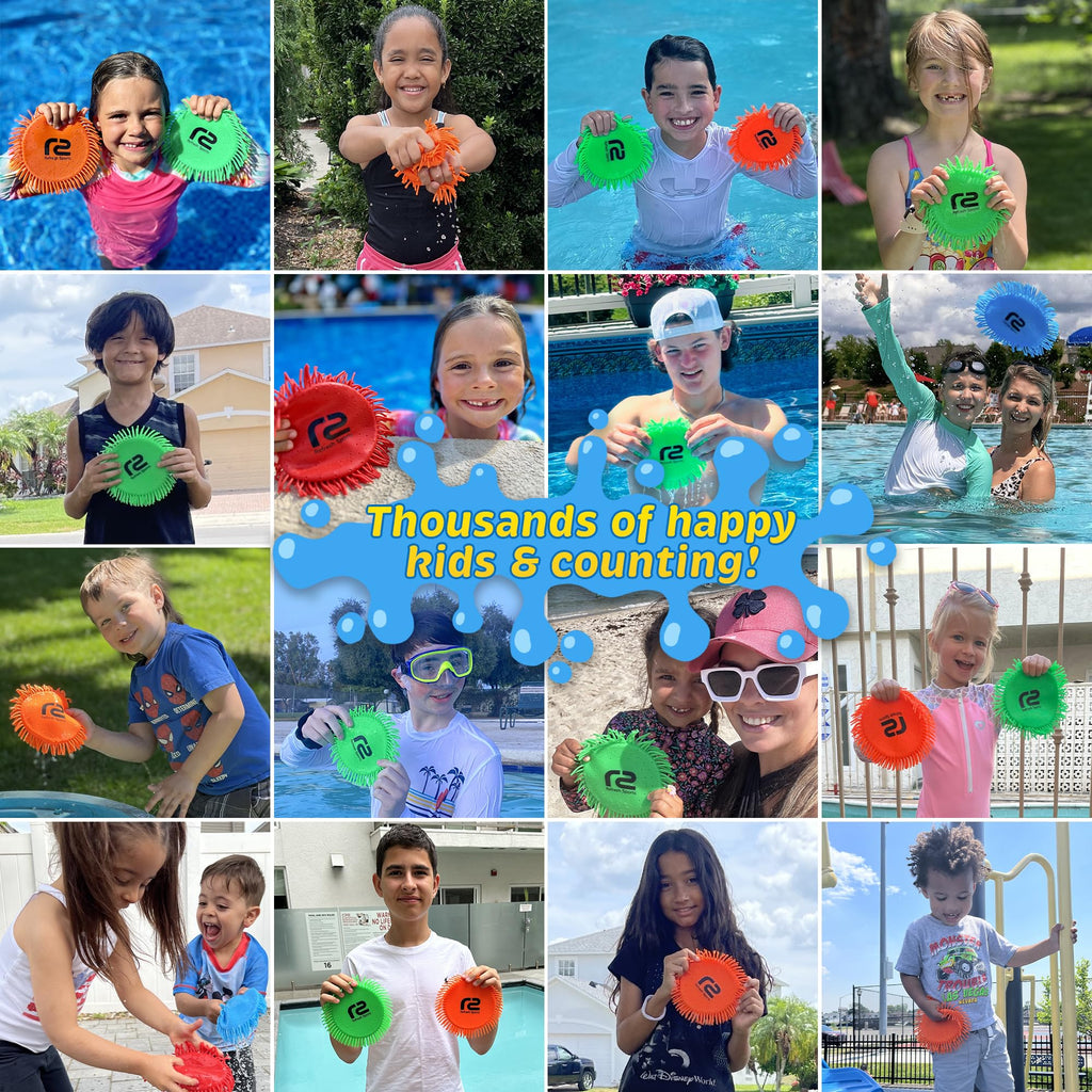 Soft Water Flying Disc For Kids - Sprays Water As It Flies! Fun Summer Water Toy For Beach Pool Backyard Camping Lake Birthday G