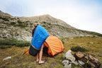 Alps Mountaineering Aura +35 Degree Mummy Sleeping Bag, Long, Blue/Grey