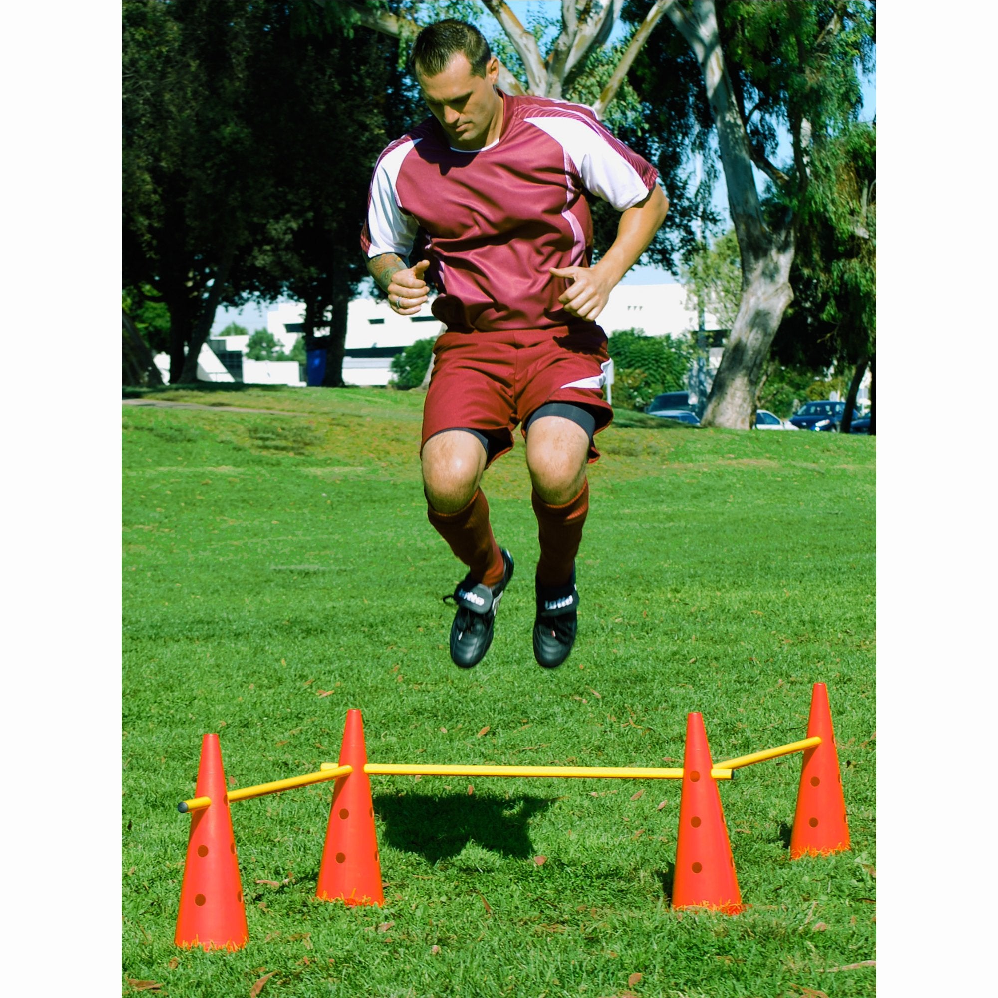 Agora Hurdle Cone Set - 8 Cones And 4 Poles
