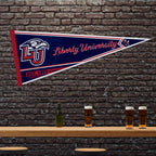 Rico Industries Ncaa Liberty Flames Classic 12'' X 30'' Felt Wall D  Cor Pennant - Great For Home/Bed Room/Man Cave D  Cor