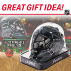 Franklin Sports La Kings Nhl Team Logo Mini Hockey Goalie Mask With Case - Collectible Goalie Mask With Official Nhl Logos And C